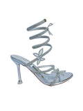 Amara Silver Butterfly Rhinestone Stiletto Heel