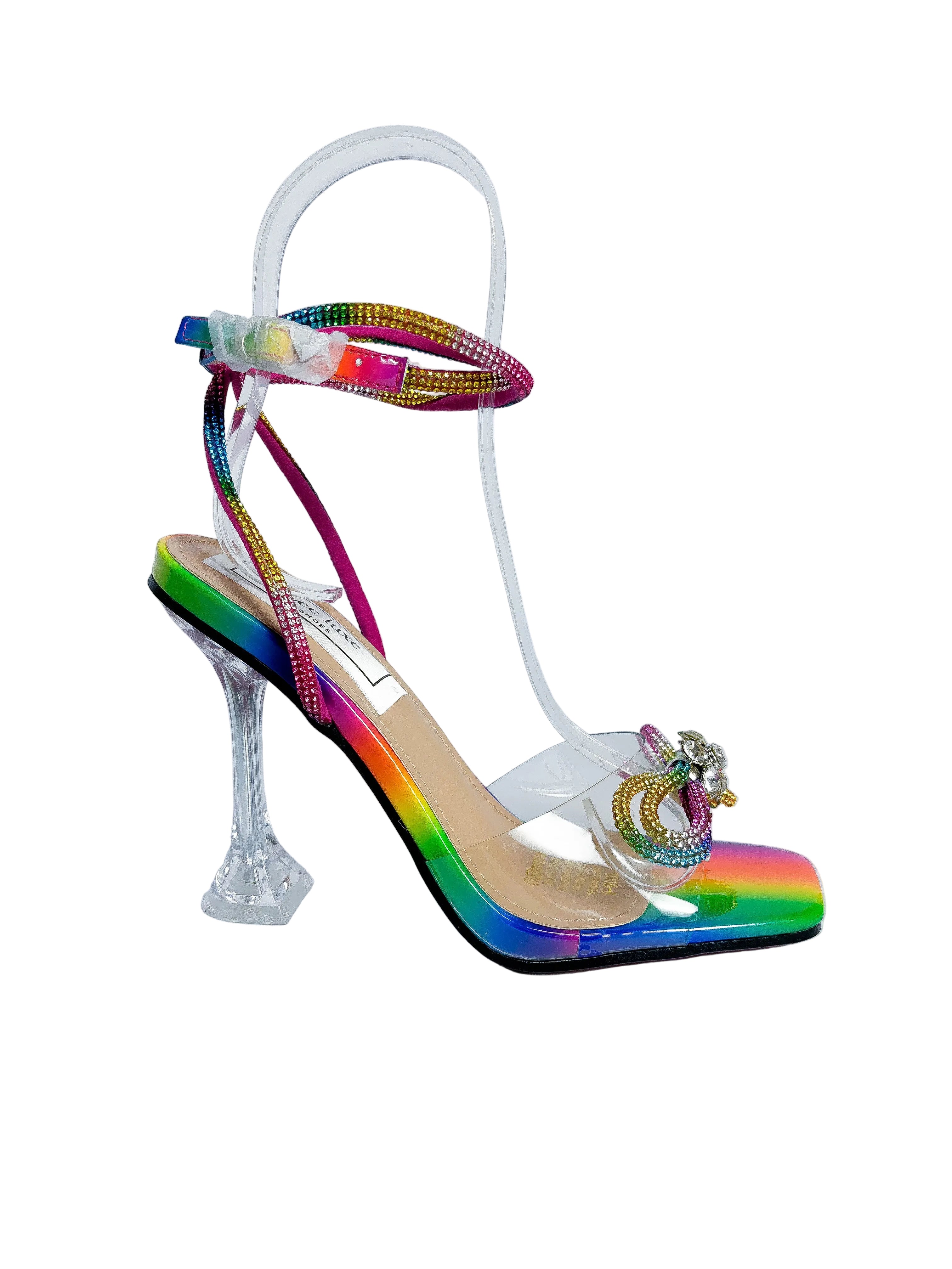 Rainbow Bow Stiletto Heel