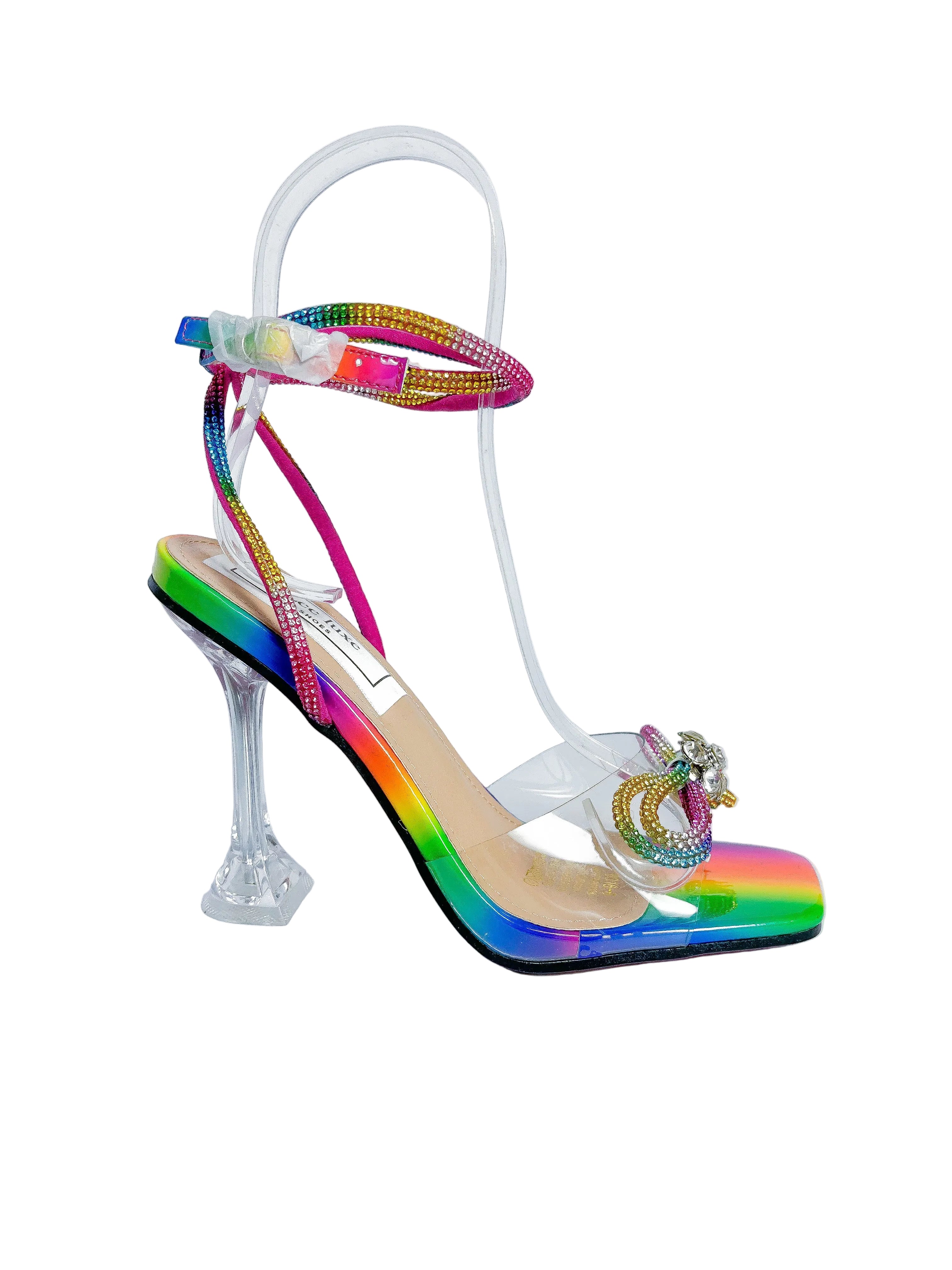 Rainbow Bow Stiletto Heel