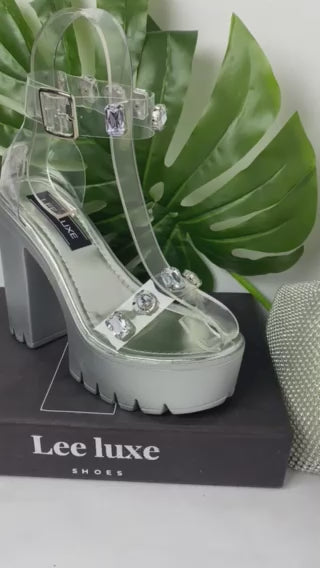 silver bratz heels